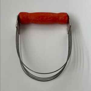 Vintage ANDROCK Orange Handled Pastry Blender